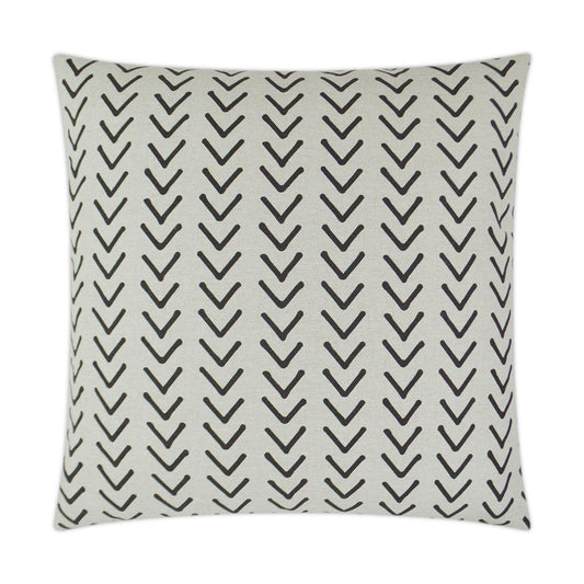 D.V. Kap Boheme Flax Black Throw Pillow With Insert