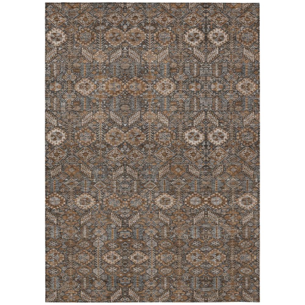 Addison Rugs Bohemian Brown Washable Indoor-Outdoor Rug