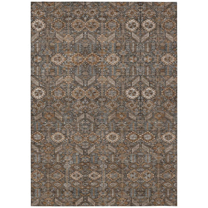 Addison Rugs Bohemian Brown Washable Indoor-Outdoor Rug