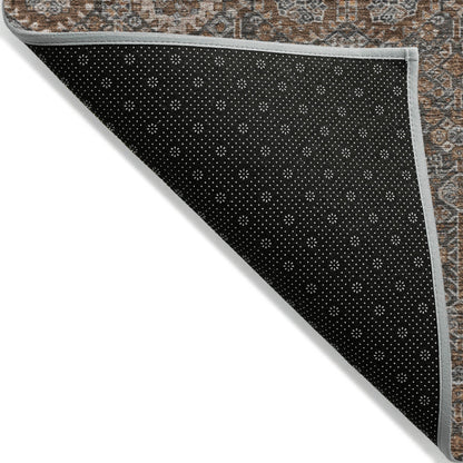 Addison Rugs Bohemian Brown Washable Indoor-Outdoor Rug