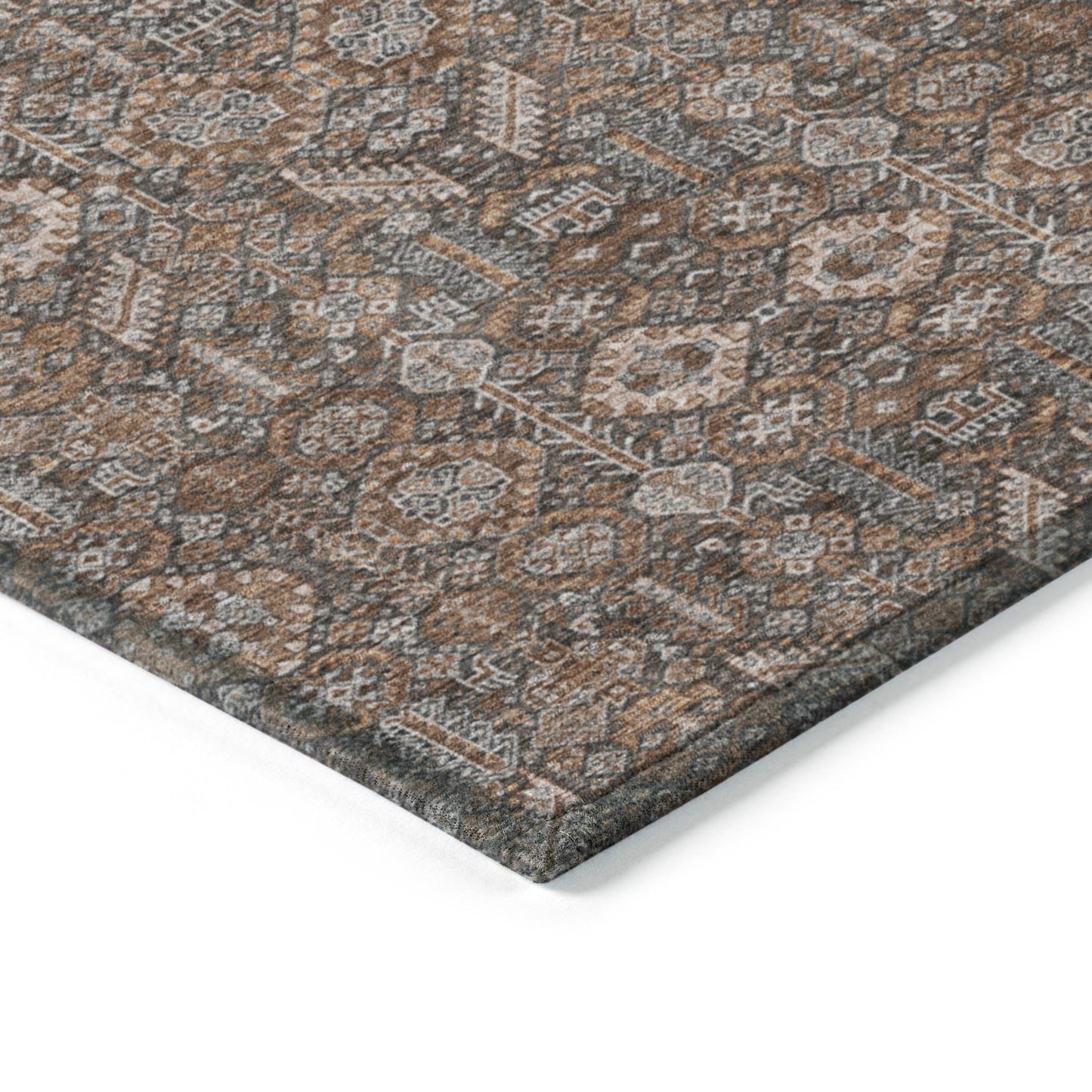 Addison Rugs Bohemian Brown Washable Indoor-Outdoor Rug
