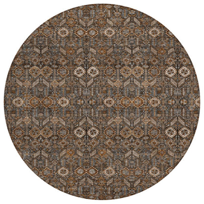 Addison Rugs Bohemian Brown Washable Indoor-Outdoor Rug