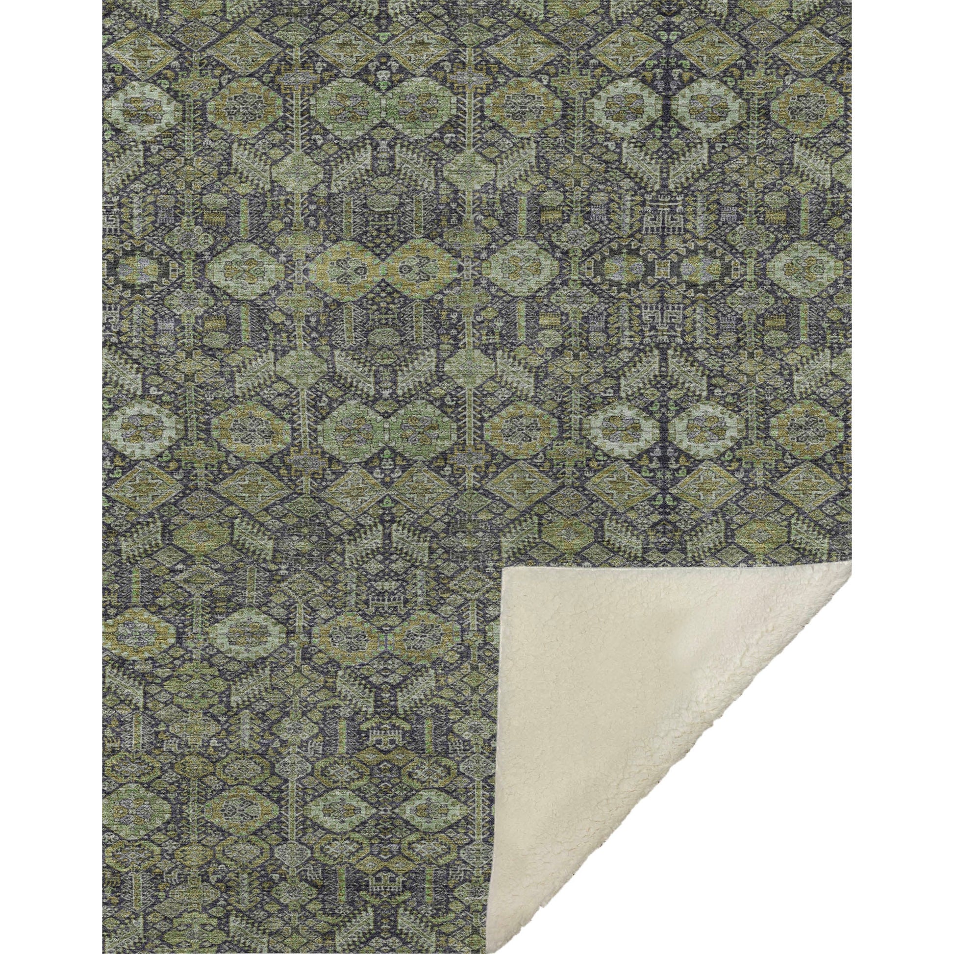 Addison Rugs Bohemian Green Washable Indoor-Outdoor Rug