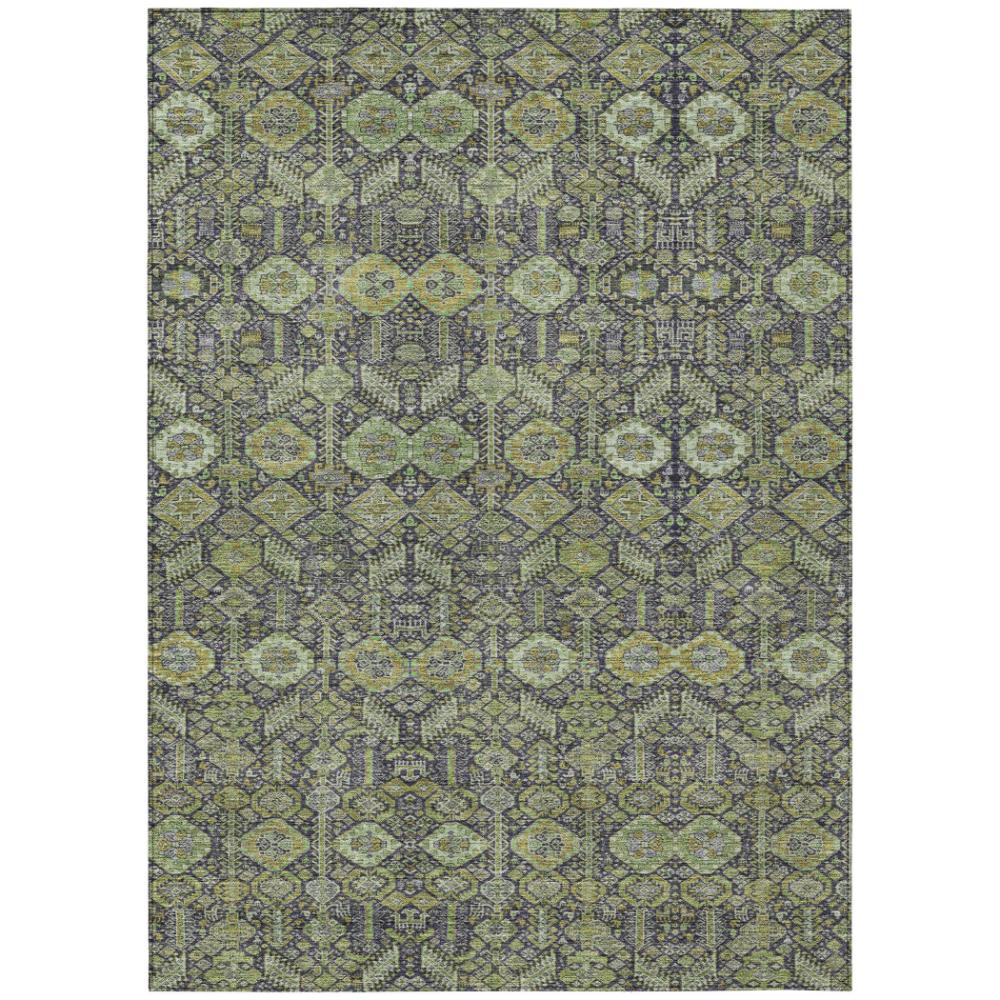 Addison Rugs Bohemian Green Washable Indoor-Outdoor Rug