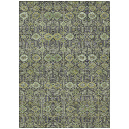 Addison Rugs Bohemian Green Washable Indoor-Outdoor Rug