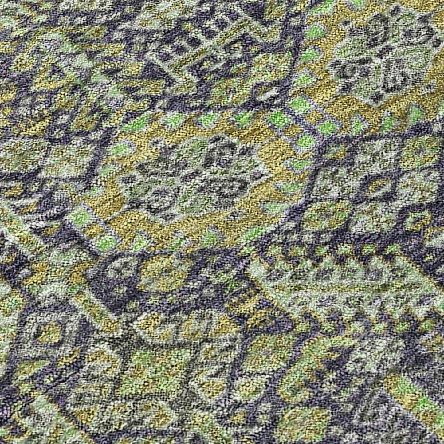 Addison Rugs Bohemian Green Washable Indoor-Outdoor Rug