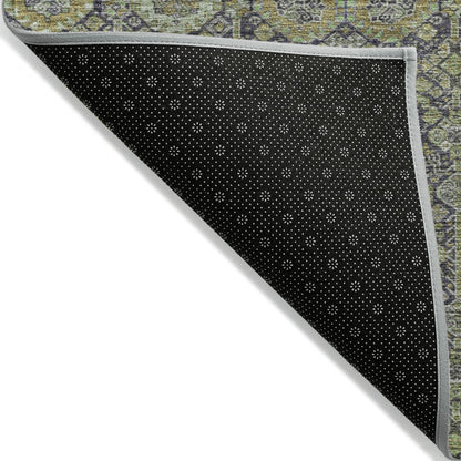 Addison Rugs Bohemian Green Washable Indoor-Outdoor Rug