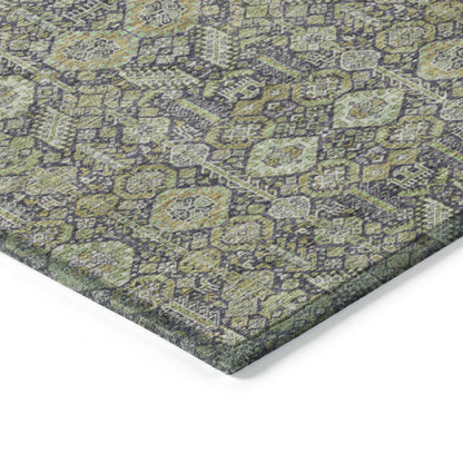 Addison Rugs Bohemian Green Washable Indoor-Outdoor Rug