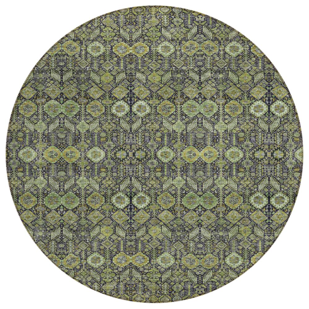 Addison Rugs Bohemian Green Washable Indoor-Outdoor Rug