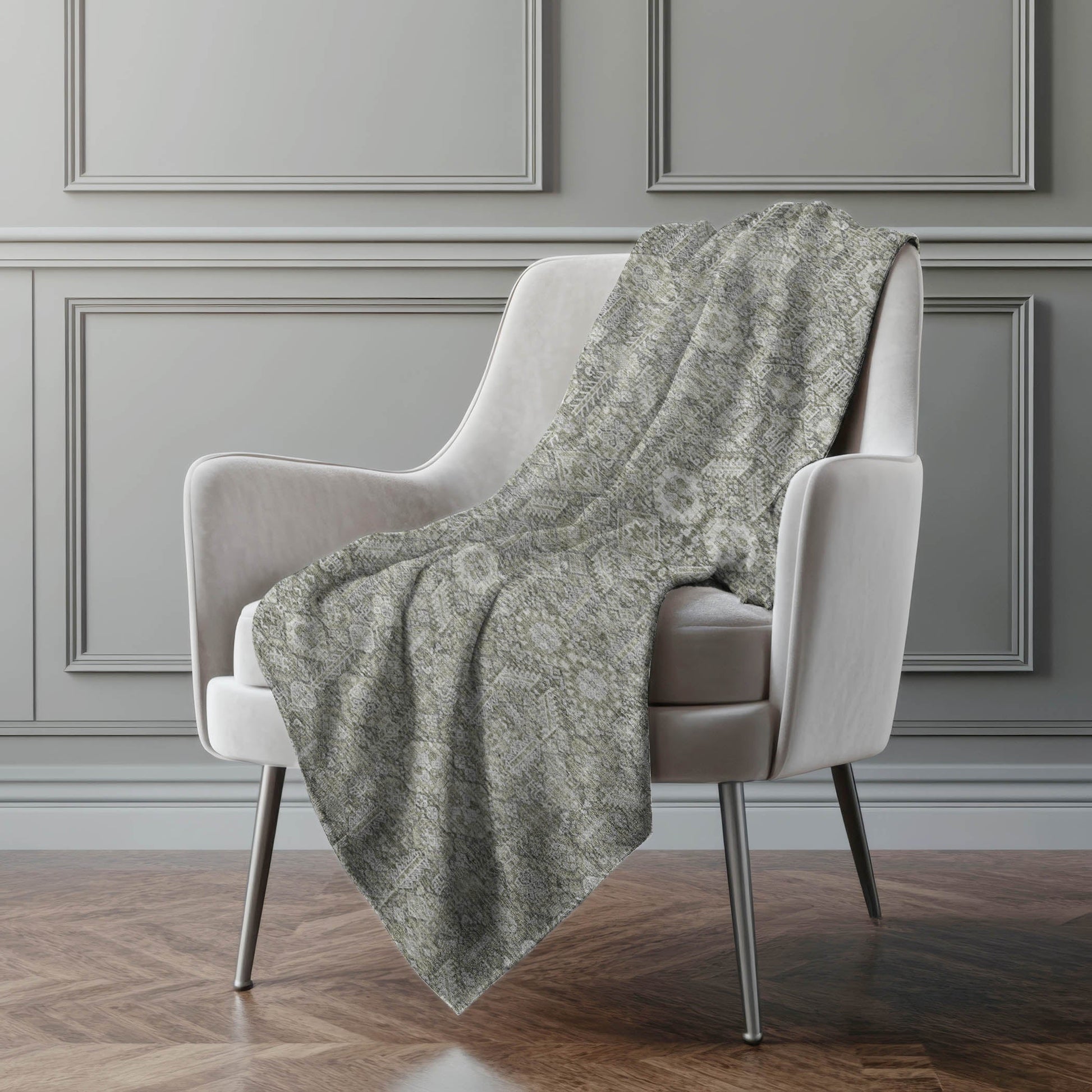 Addison Rugs Bohemian Grey Washable Indoor-Outdoor Rug