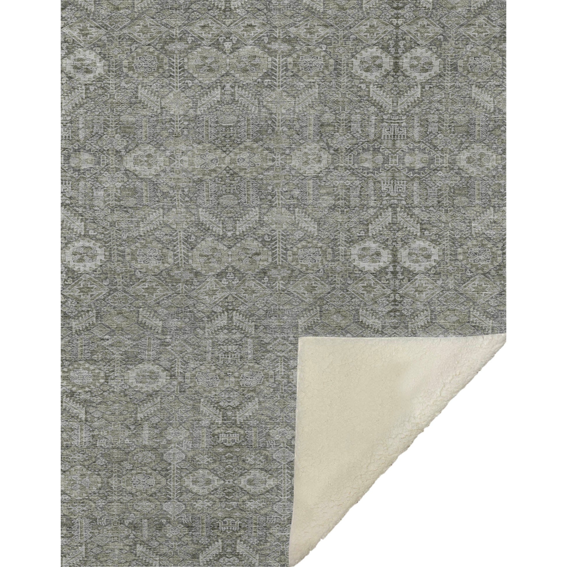 Addison Rugs Bohemian Grey Washable Indoor-Outdoor Rug