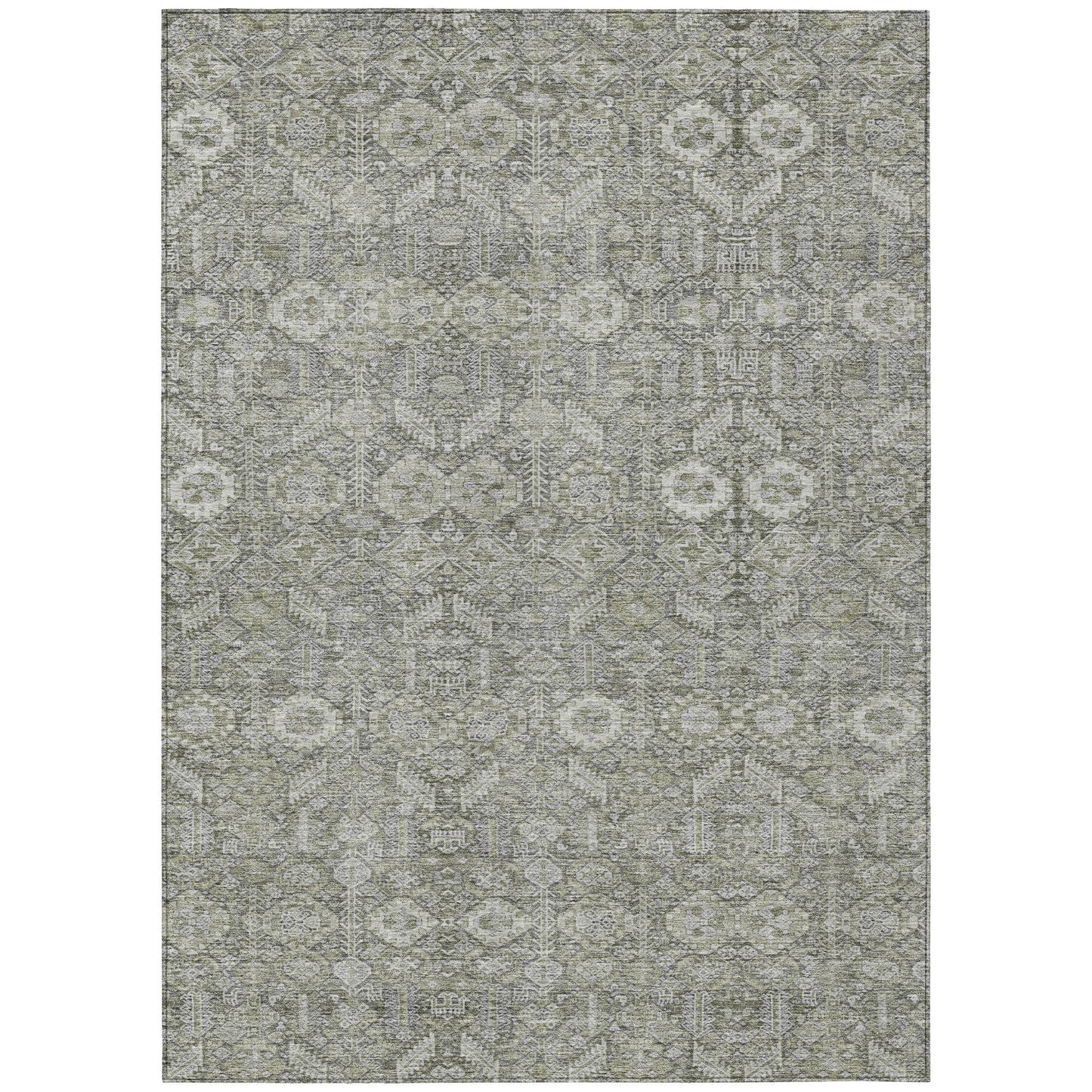 Addison Rugs Bohemian Grey Washable Indoor-Outdoor Rug