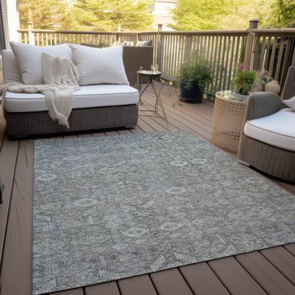 Addison Rugs Bohemian Grey Washable Indoor-Outdoor Rug