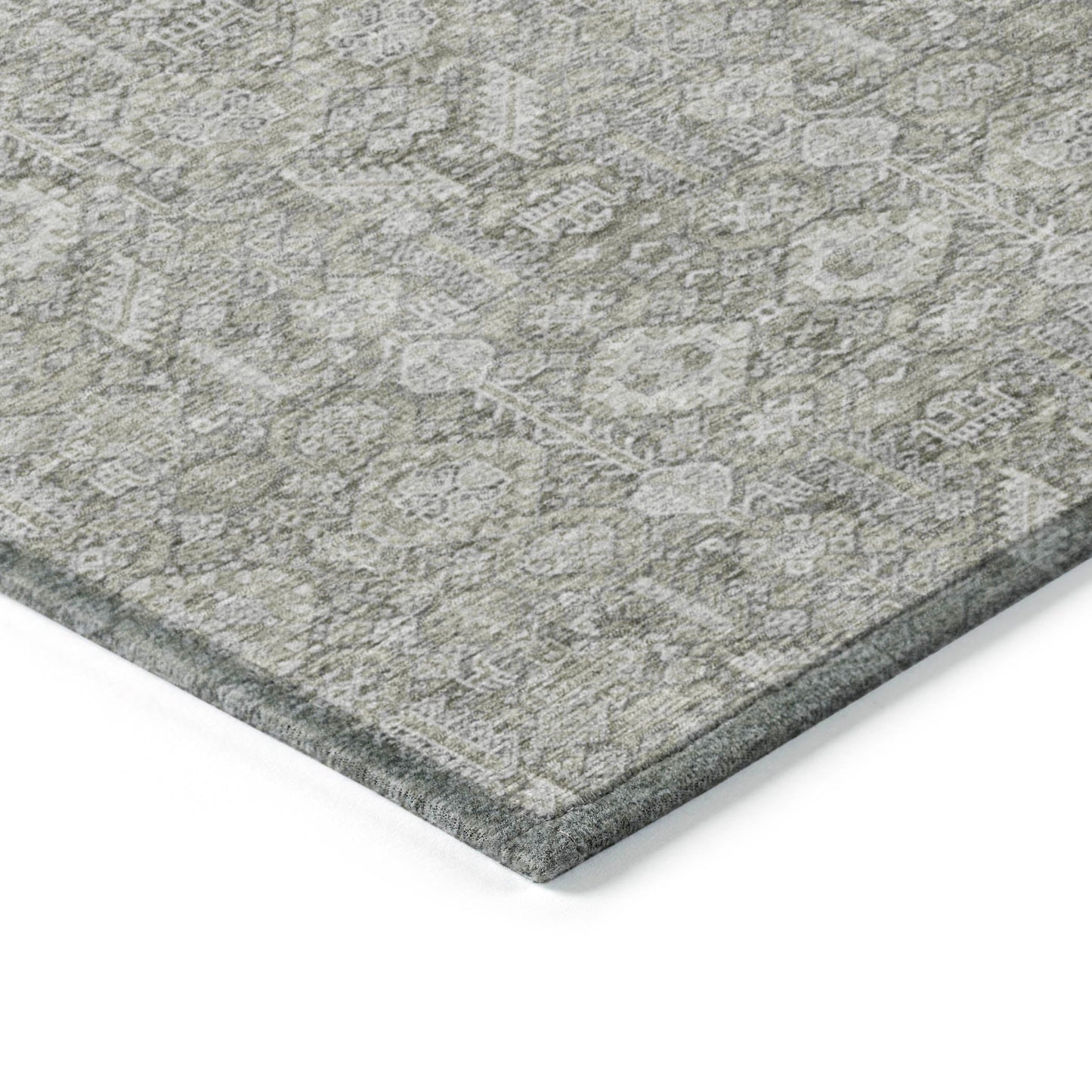 Addison Rugs Bohemian Grey Washable Indoor-Outdoor Rug