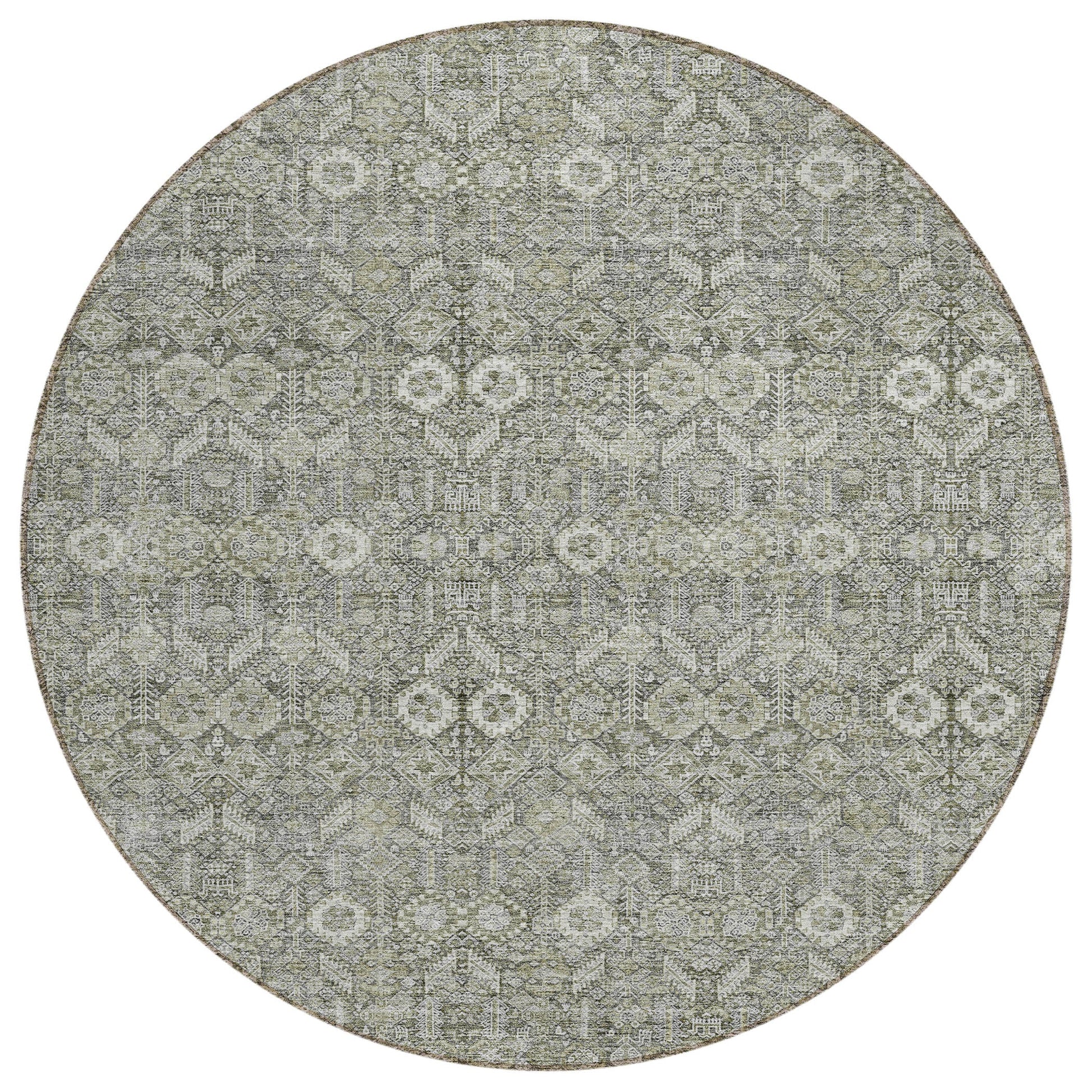Addison Rugs Bohemian Grey Washable Indoor-Outdoor Rug