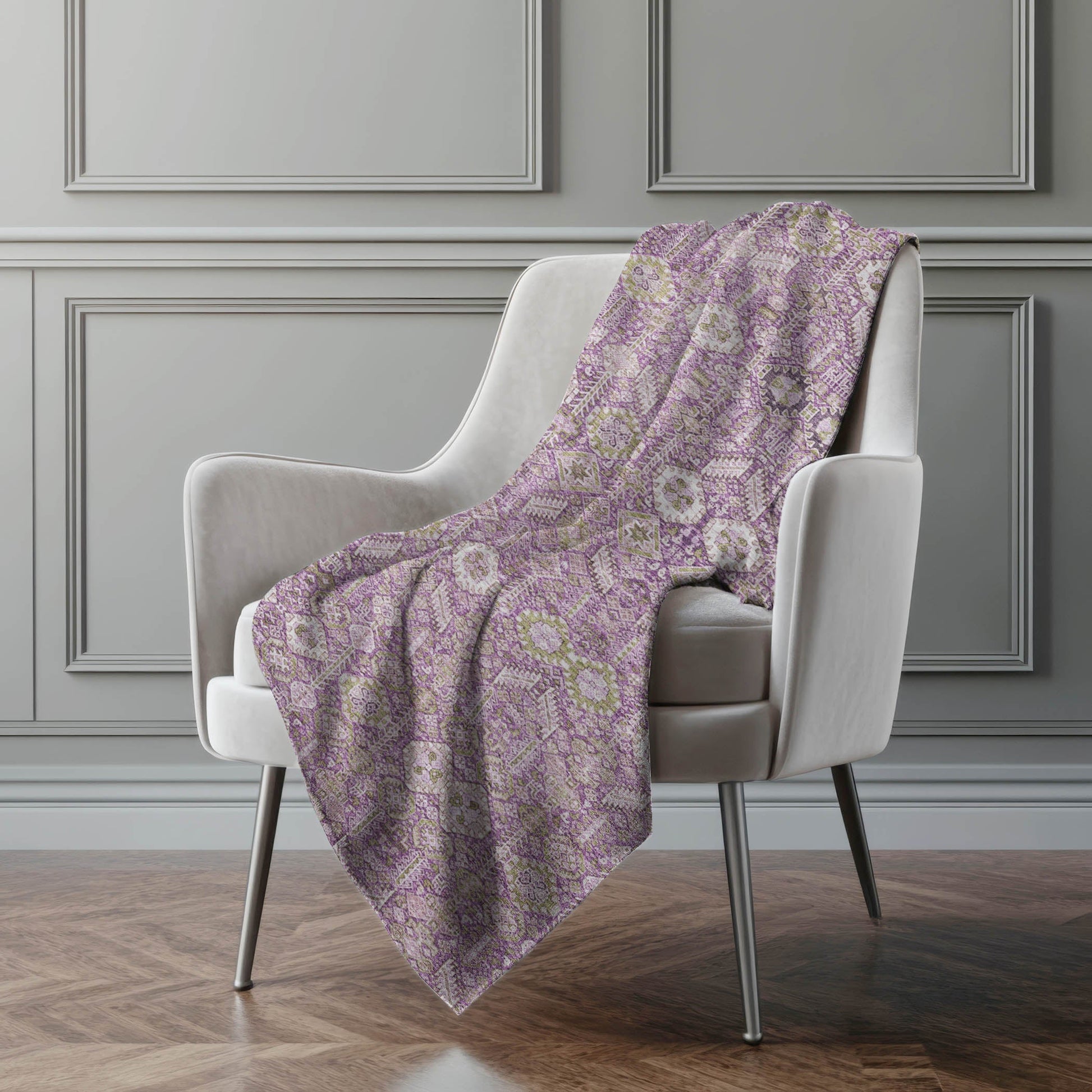 Addison Rugs Bohemian Lavender Washable Indoor-Outdoor Rug