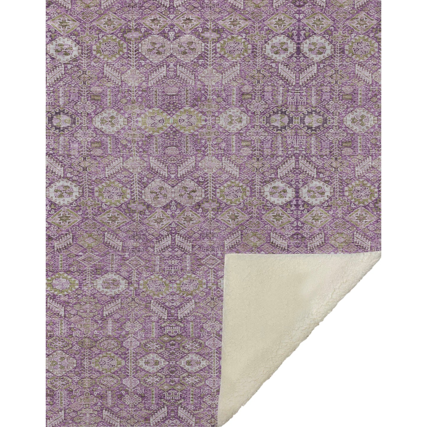 Addison Rugs Bohemian Lavender Washable Indoor-Outdoor Rug