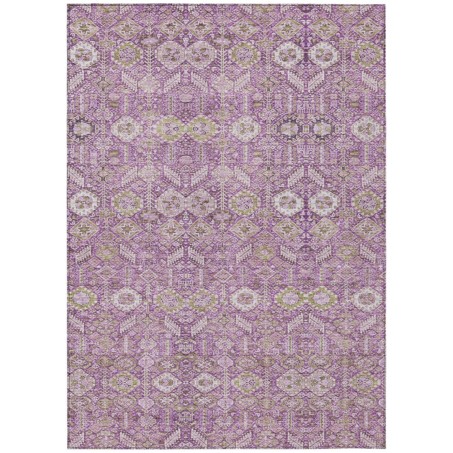 Addison Rugs Bohemian Lavender Washable Indoor-Outdoor Rug