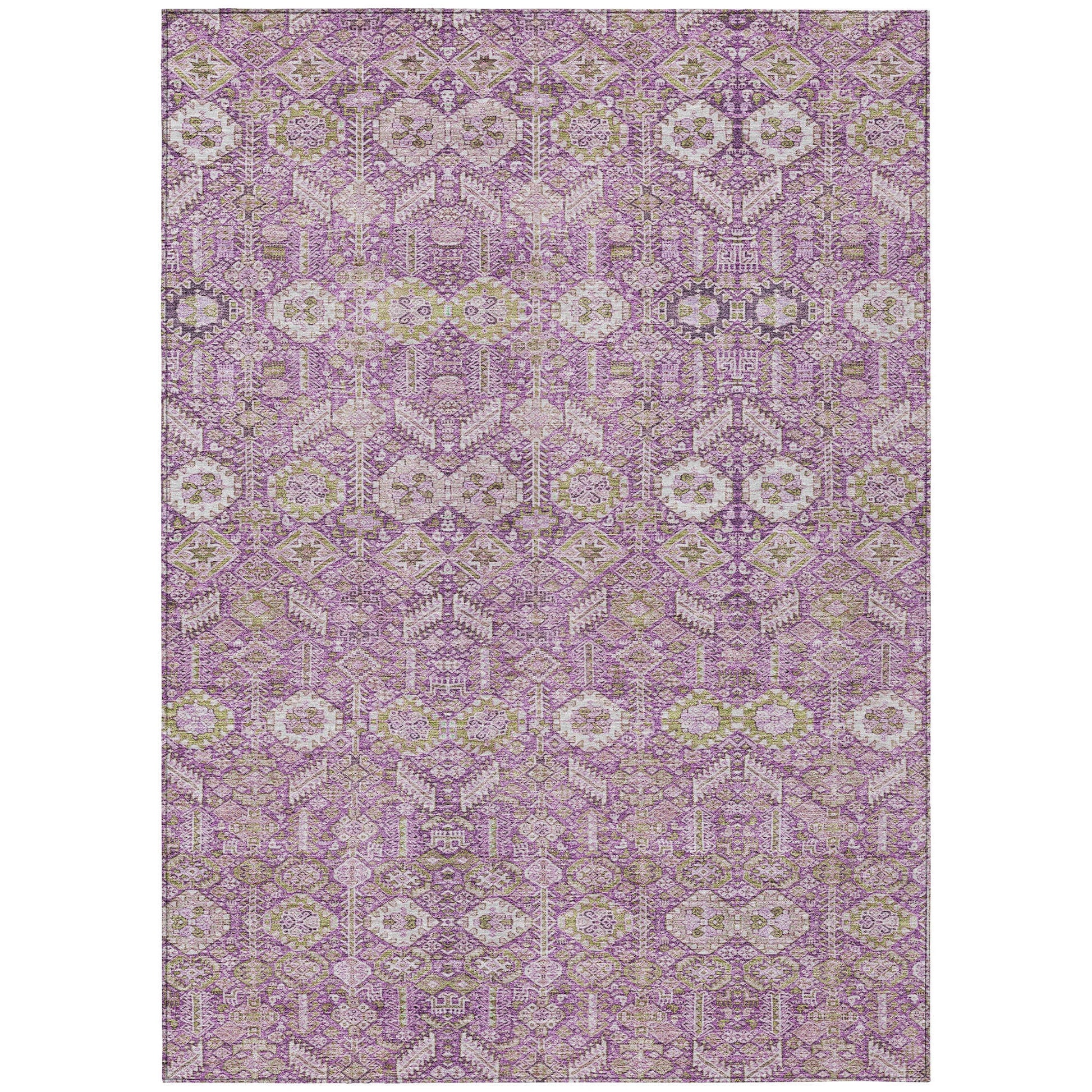 Addison Rugs Bohemian Lavender Washable Indoor-Outdoor Rug
