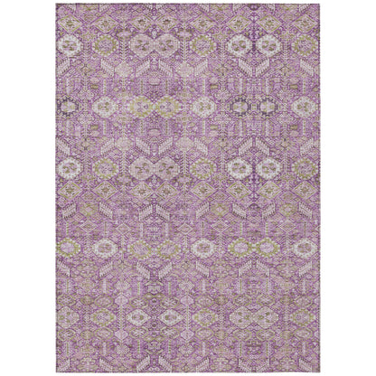 Addison Rugs Bohemian Lavender Washable Indoor-Outdoor Rug