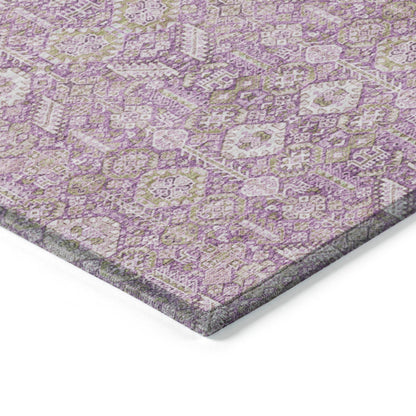 Addison Rugs Bohemian Lavender Washable Indoor-Outdoor Rug