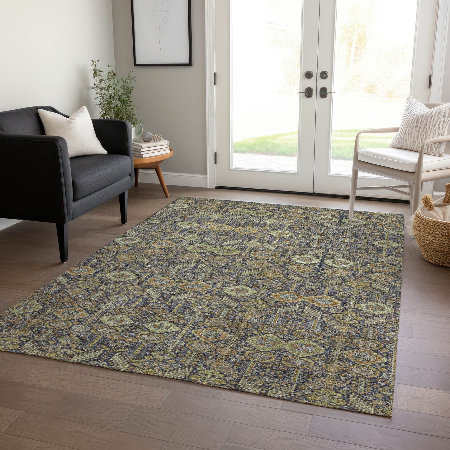 Addison Rugs Bohemian Paprika Washable Indoor-Outdoor Rug