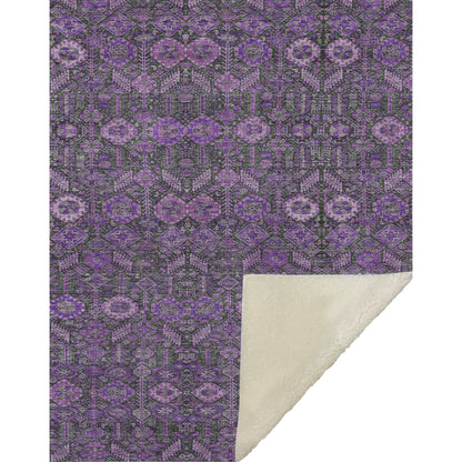 Addison Rugs Bohemian Purple Washable Indoor-Outdoor Rug