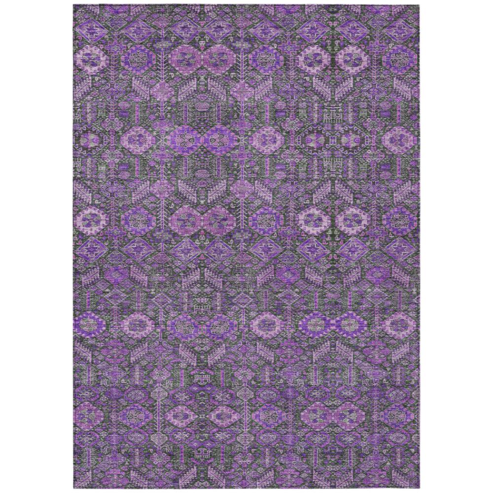 Addison Rugs Bohemian Purple Washable Indoor-Outdoor Rug