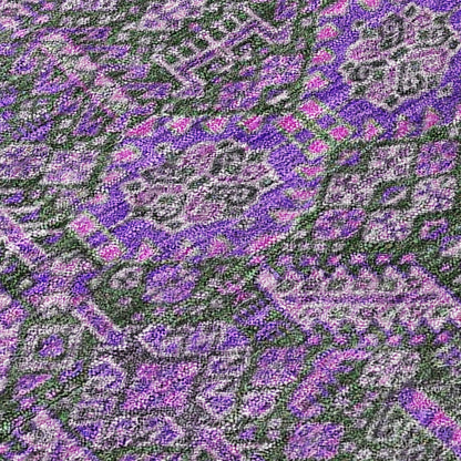Addison Rugs Bohemian Purple Washable Indoor-Outdoor Rug