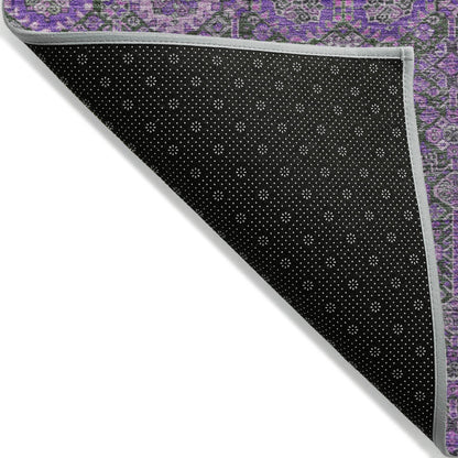 Addison Rugs Bohemian Purple Washable Indoor-Outdoor Rug