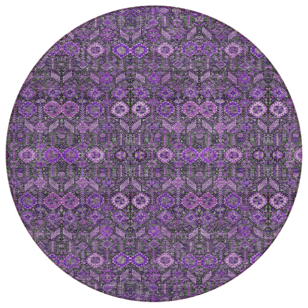 Addison Rugs Bohemian Purple Washable Indoor-Outdoor Rug