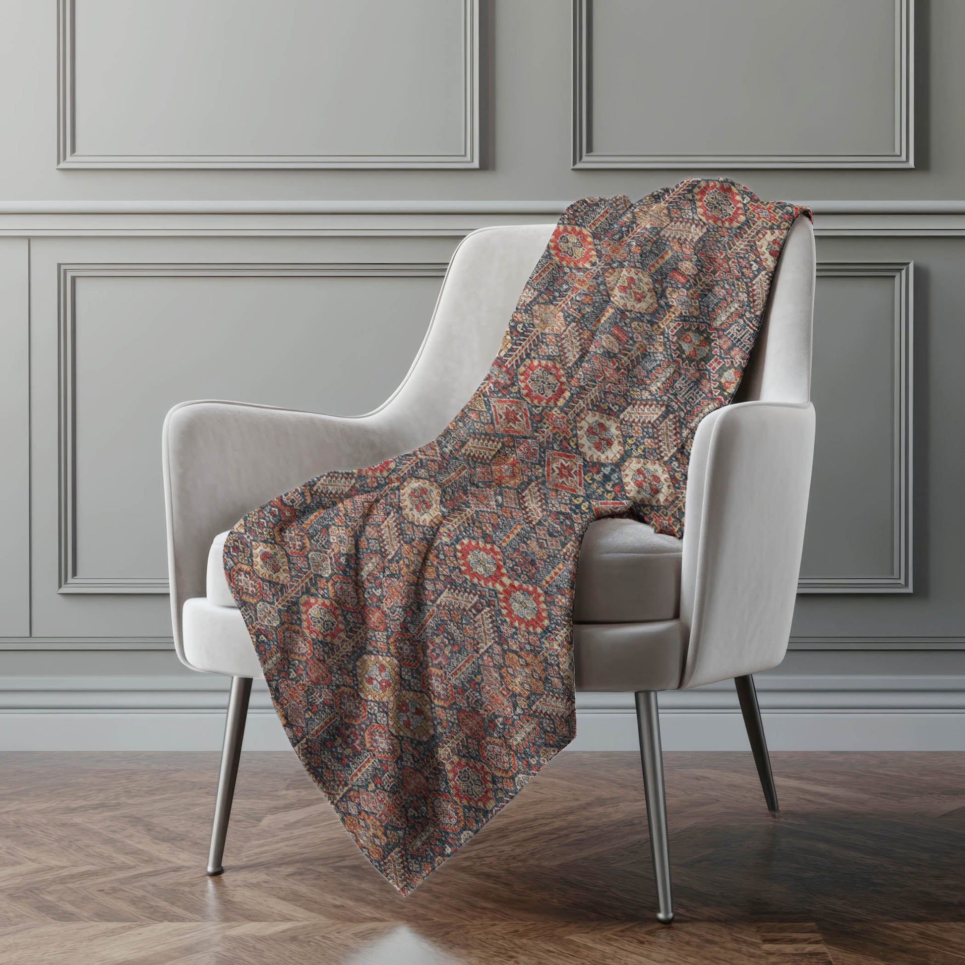 Addison Rugs Bohemian Red Washable Indoor-Outdoor Rug