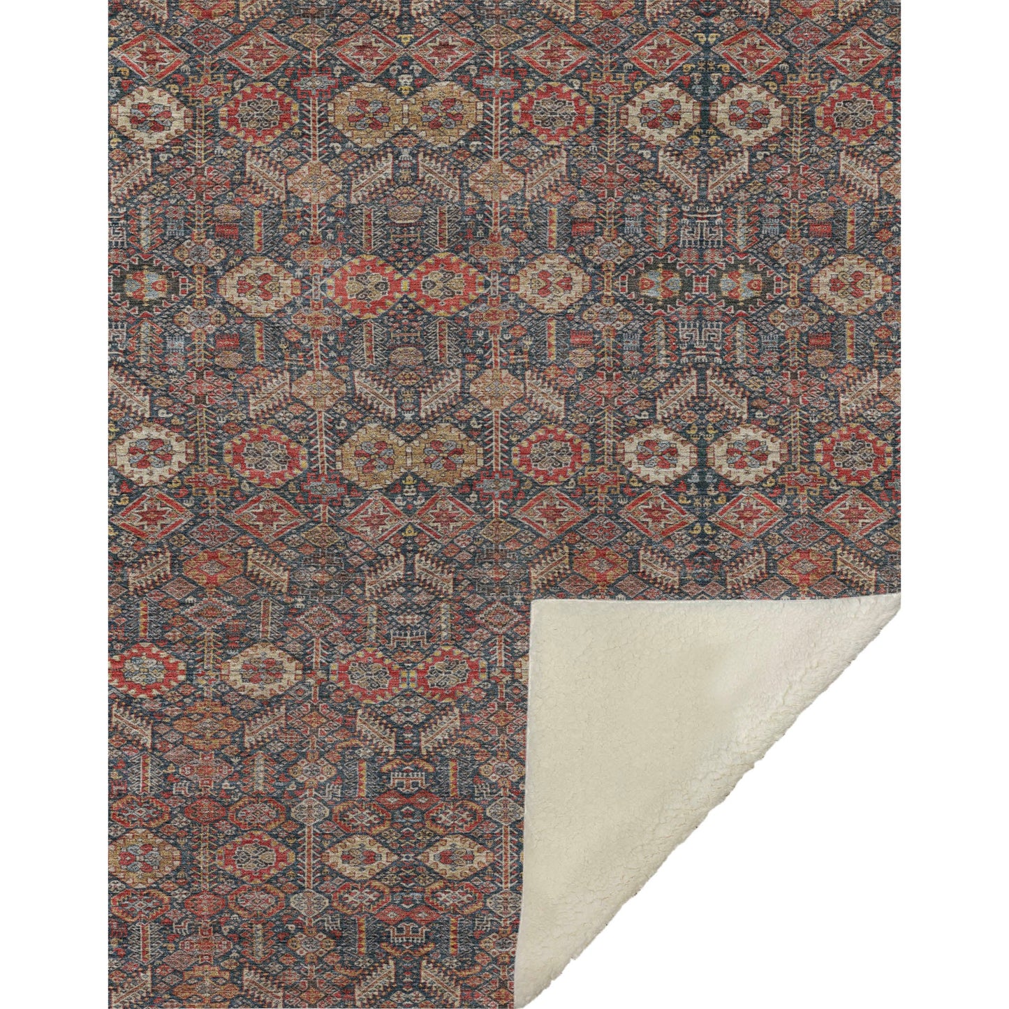 Addison Rugs Bohemian Red Washable Indoor-Outdoor Rug
