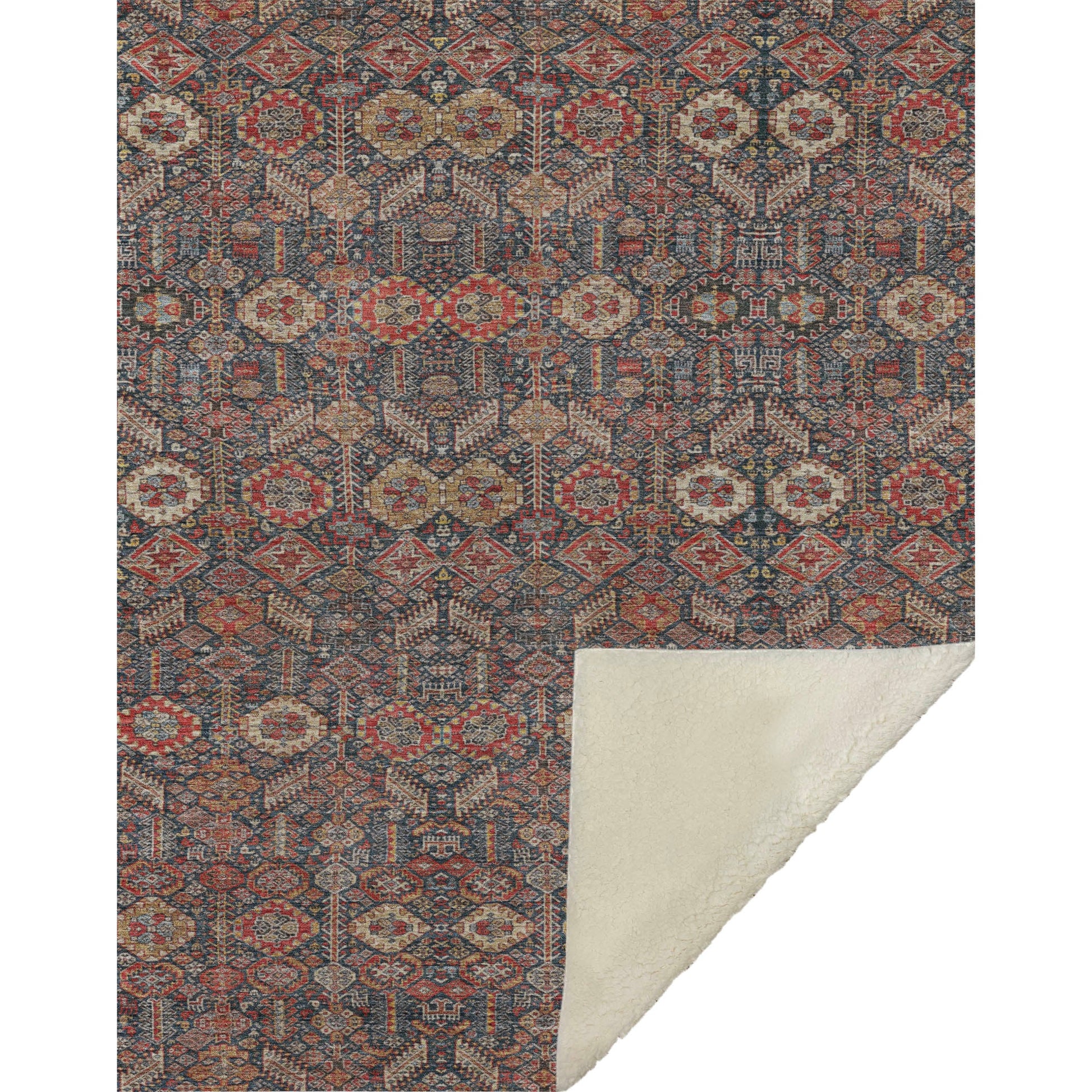 Addison Rugs Bohemian Red Washable Indoor-Outdoor Rug