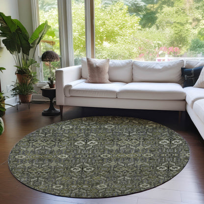 Addison Rugs Bohemian Taupe Washable Indoor-Outdoor Rug