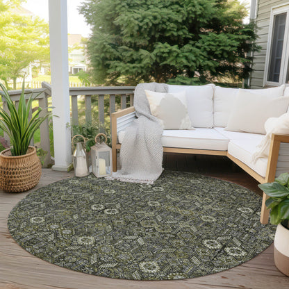 Addison Rugs Bohemian Taupe Washable Indoor-Outdoor Rug