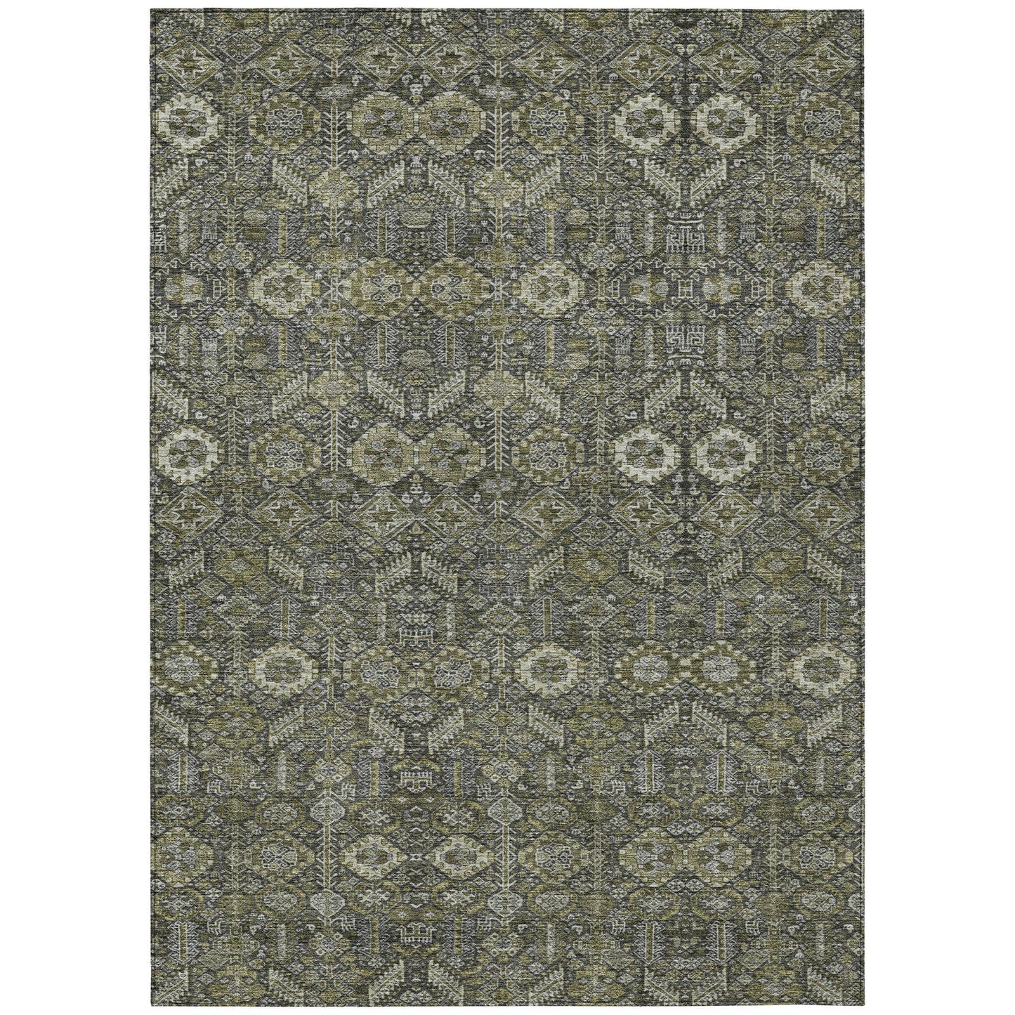 Addison Rugs Bohemian Taupe Washable Indoor-Outdoor Rug