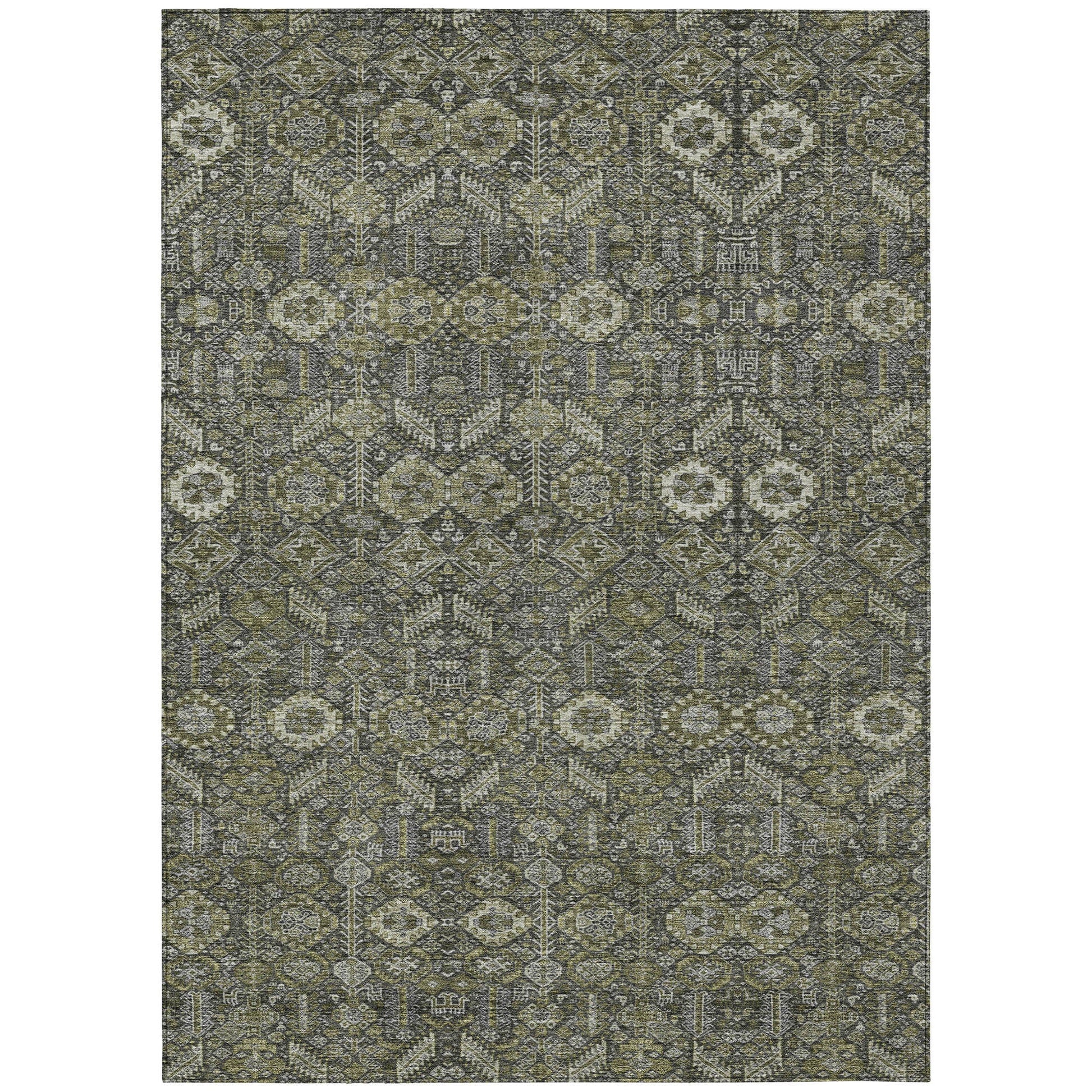 Addison Rugs Bohemian Taupe Washable Indoor-Outdoor Rug