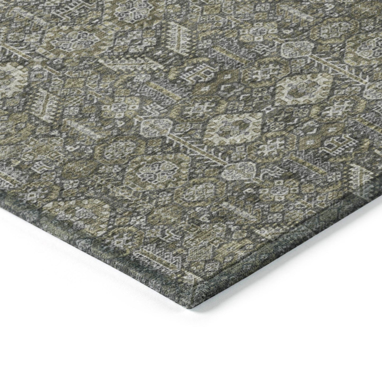 Addison Rugs Bohemian Taupe Washable Indoor-Outdoor Rug
