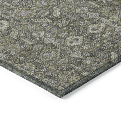 Addison Rugs Bohemian Taupe Washable Indoor-Outdoor Rug