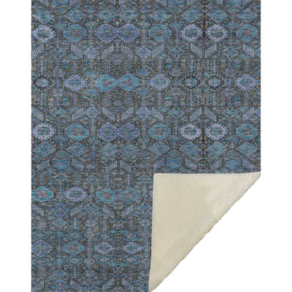 Addison Rugs Bohemian Teal Washable Indoor-Outdoor Rug