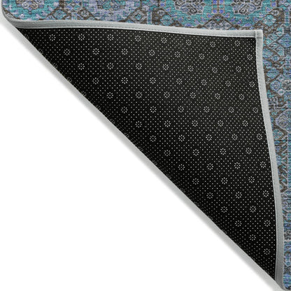 Addison Rugs Bohemian Teal Washable Indoor-Outdoor Rug
