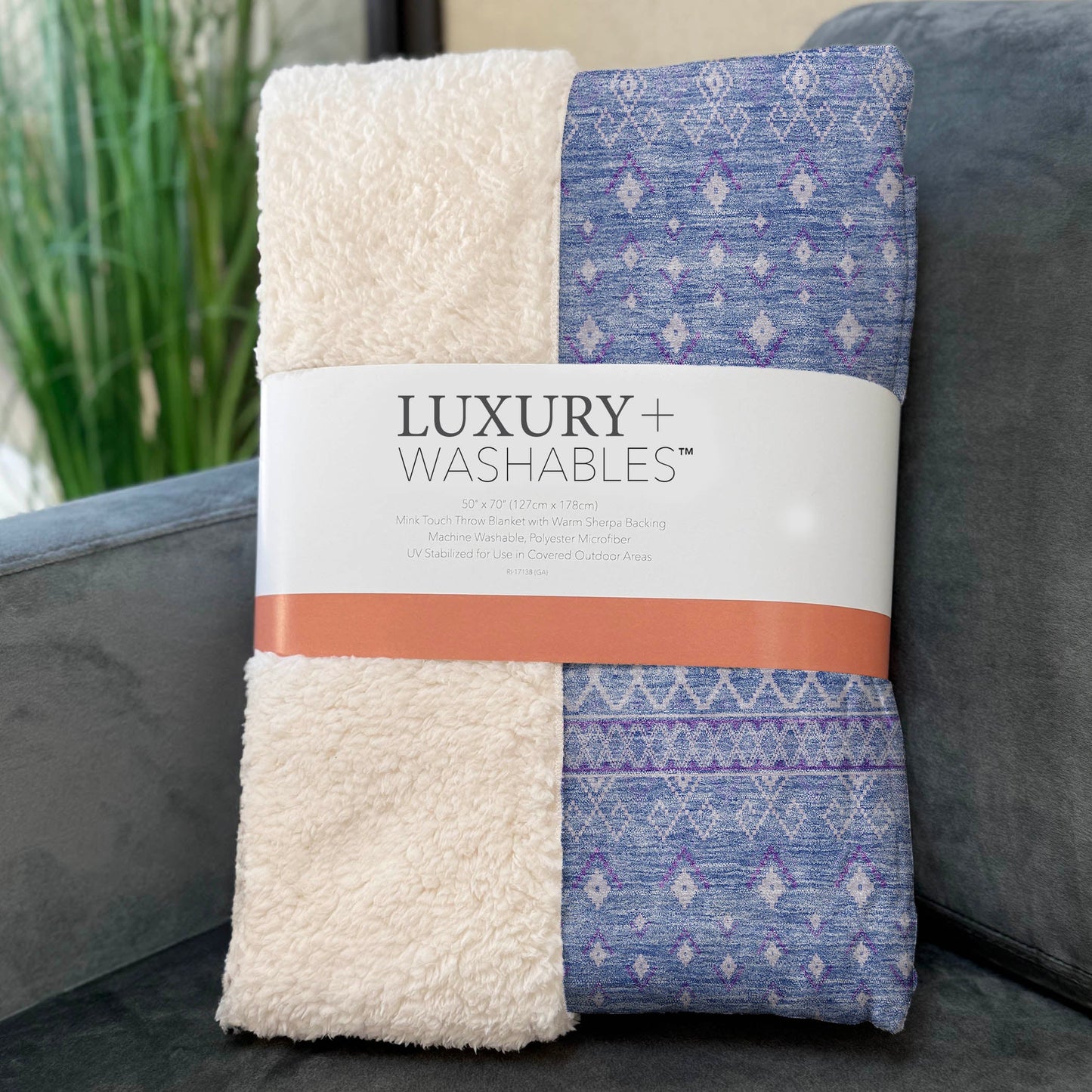 Addison Rugs Boho Blue Washable Indoor-Outdoor Rug