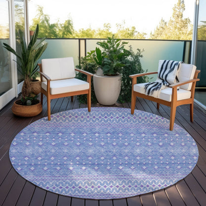 Addison Rugs Boho Blue Washable Indoor-Outdoor Rug