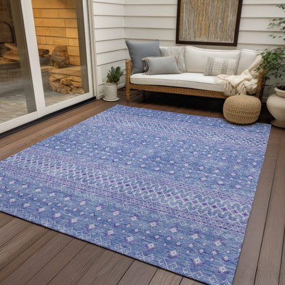 Addison Rugs Boho Blue Washable Indoor-Outdoor Rug