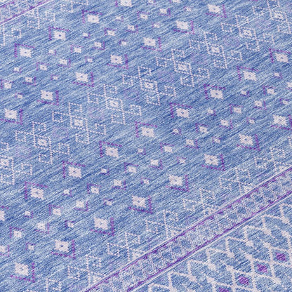 Addison Rugs Boho Blue Washable Indoor-Outdoor Rug
