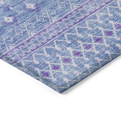Addison Rugs Boho Blue Washable Indoor-Outdoor Rug