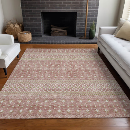 Addison Rugs Boho Blush Washable Indoor-Outdoor Rug
