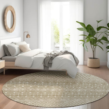 Addison Rugs Boho Brown Washable Indoor-Outdoor Rug