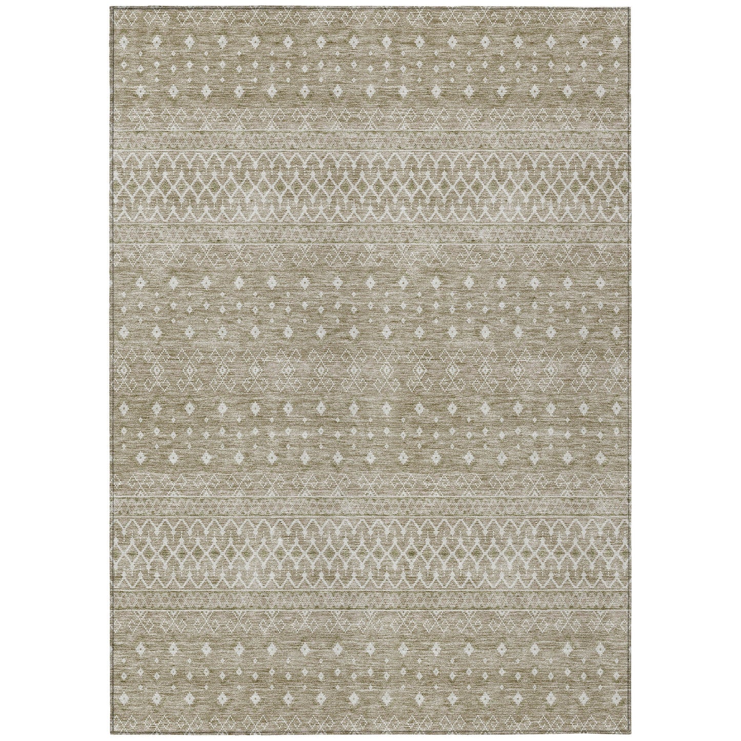 Addison Rugs Boho Brown Washable Indoor-Outdoor Rug